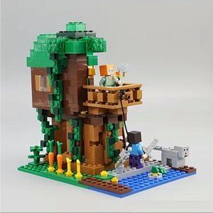 Minecraft Mini Tree House Minifigure Building Blocks Set
